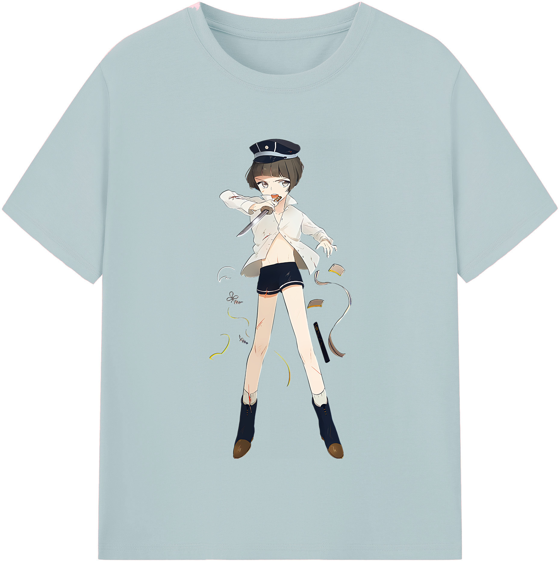 （画像用） 刀剣乱舞 Touken Ranbu 綿100％半袖Tシャツ（フロントプリント）